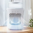 Portable Air Conditioners Fan 3 Wind Speeds Fast 7 Colors & 2/4/6H