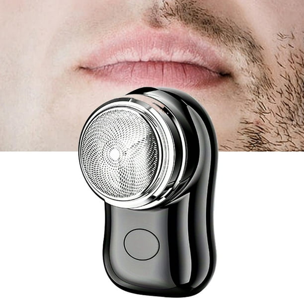 Mini afeitadora para hombres, recortadora de barba, máquina de