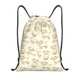 thumbnail image 1 of Xecao Funny Pigs Pattern Sports Drawstring Backpack - String Swim Gym Bag with Wet Proof Pocket for Women&Men-Medium, 1 of 6