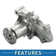 thumbnail image 4 of Bomba de agua para Mitsubishi Mirage 1997-2002 No.MD323372/MD370803 con junta, 4 of 6