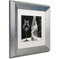 thumbnail image 2 of Trademark Fine Art "Vin Elegant I" Canvas Art by Color Bakery White Matte, Silver Frame, 2 of 4