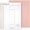Light pink, variant on OMEYA Undated Planner, Daily To Do List Notebook, Spiral Schedule Planner for Women and Men, Hourly Appointment Book Undated with Elastic Closure, Inner Pocket 5.8" x 8.3"