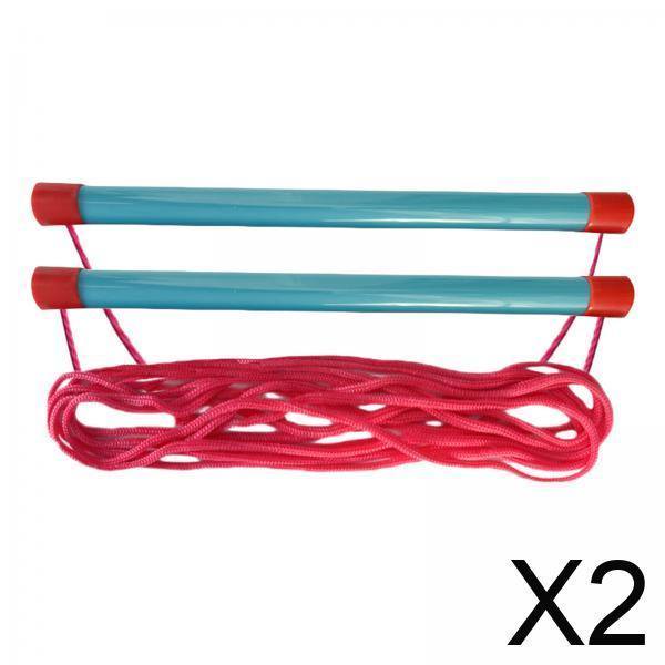 2x Arnés De Esquí Para Niños Con Asa Para Entrenador De Esquí, Cuerda Para Principiantes En Patinaje, Deportes De Invierno, Asa Azul