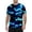 #02Dark Blue, variant on Men's Camo Print Quick Dry T‑Shirt Summer Crew Neck Short Sleeve Outdoor Fishing Fitness Sports Top Red M