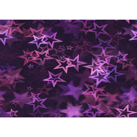 Ahgly Company Machine Washable Indoor Rectangle Transitional Dark Purple Area Rugs, 2' x 4'