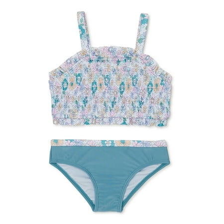 

Wonder Nation Baby and Toddler Girl Print Bikini 2-Piece 12M-5T
