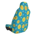 thumbnail image 2 of Daiia Bee Sunflower Printed Car Seat Cover - Waterproof & Sweatproof - Universal Fit, Machine Washable, Non-Slip - Seat Protector for Car, Truck, SUV, Van (1 Pack), 2 of 5