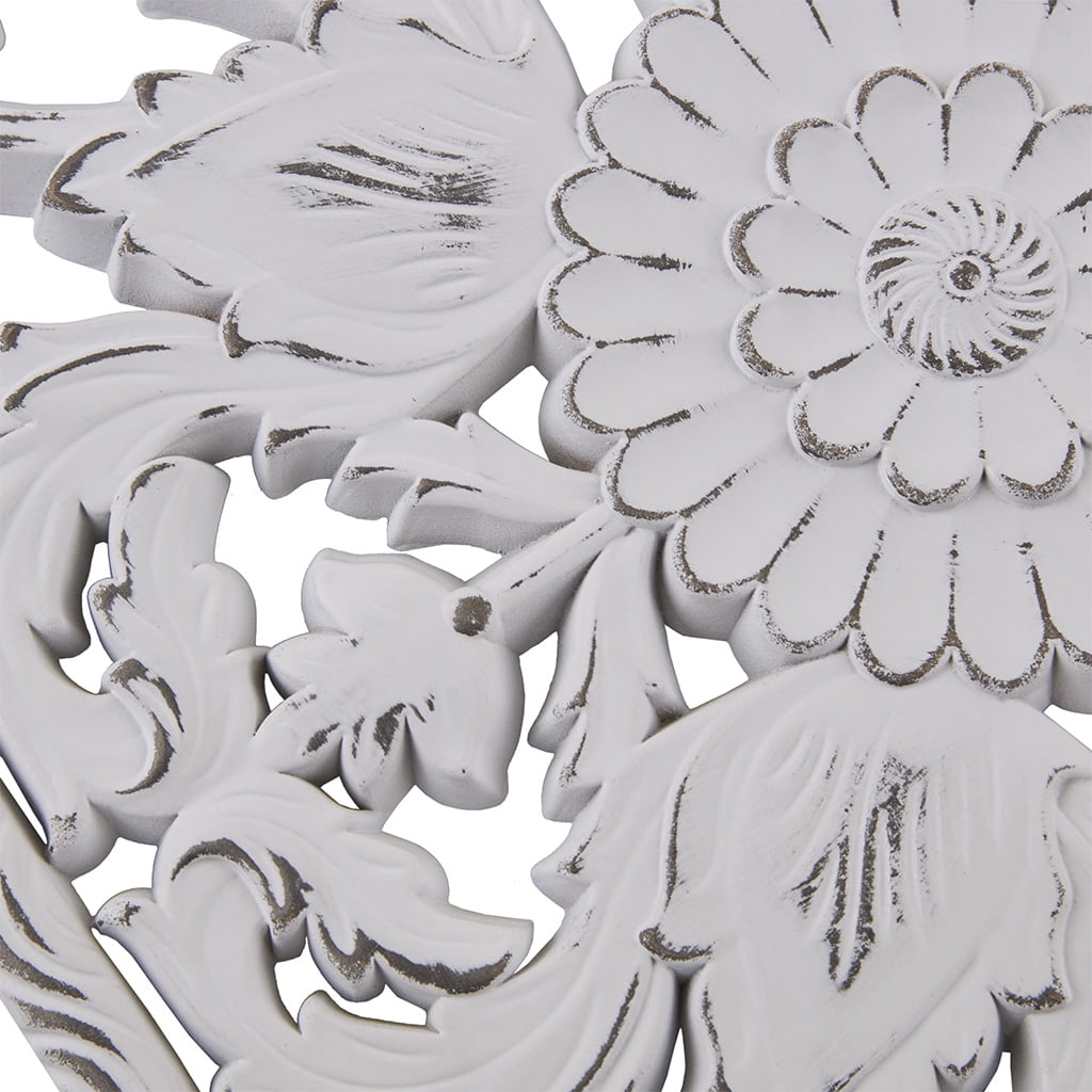 MAYEERTY 2-Piece Carved Wood Wall Decor Set