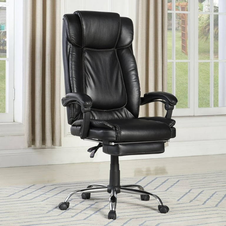 Chair with outlet extendable footrest