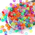 thumbnail image 3 of Cuentas de 9 mm para hacer joyas, cuentas de poni multicolores para trenzas de cabello, pulseras, cuentas para hacer joyas, llaveros para trenzas de cabello, aproximadamente 1800 piezas, 3 of 7