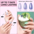 thumbnail image 4 of Nailshion Quick Air Dry Nail Polish Set, 16 Colors 10ML Jelly Glitter Shimmer Holographic Nail Polish with Clear Base Top Coat and 35Pcs Remover Pads Summer Regular Nail Lacquer Gift for Women Girls, 4 of 10