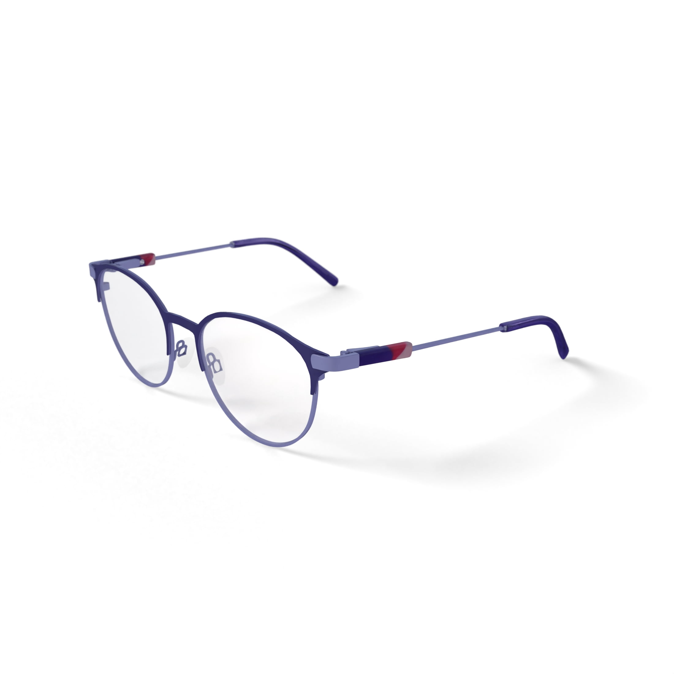 Walmart Women's Azariah Round Prescription Eyeglasses with Case, Purple