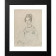 thumbnail image 2 of Jean Auguste Dominique Ingres 19x24 Black Modern Framed Museum Art Print Titled - Mrs. Edward Dodwell (C. 1816-1817), 2 of 5