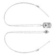 thumbnail image 4 of Collar De Trébol De Cuatro Hojas, Aleación De Joyería De Collares Para Novia Para Uso Diario ANGGREK Plata, 4 of 8