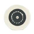 thumbnail image 2 of Cloth Buffing Polishing Wheel Arbor Buffer Polish Grinder Pad Mat White, 2 of 5
