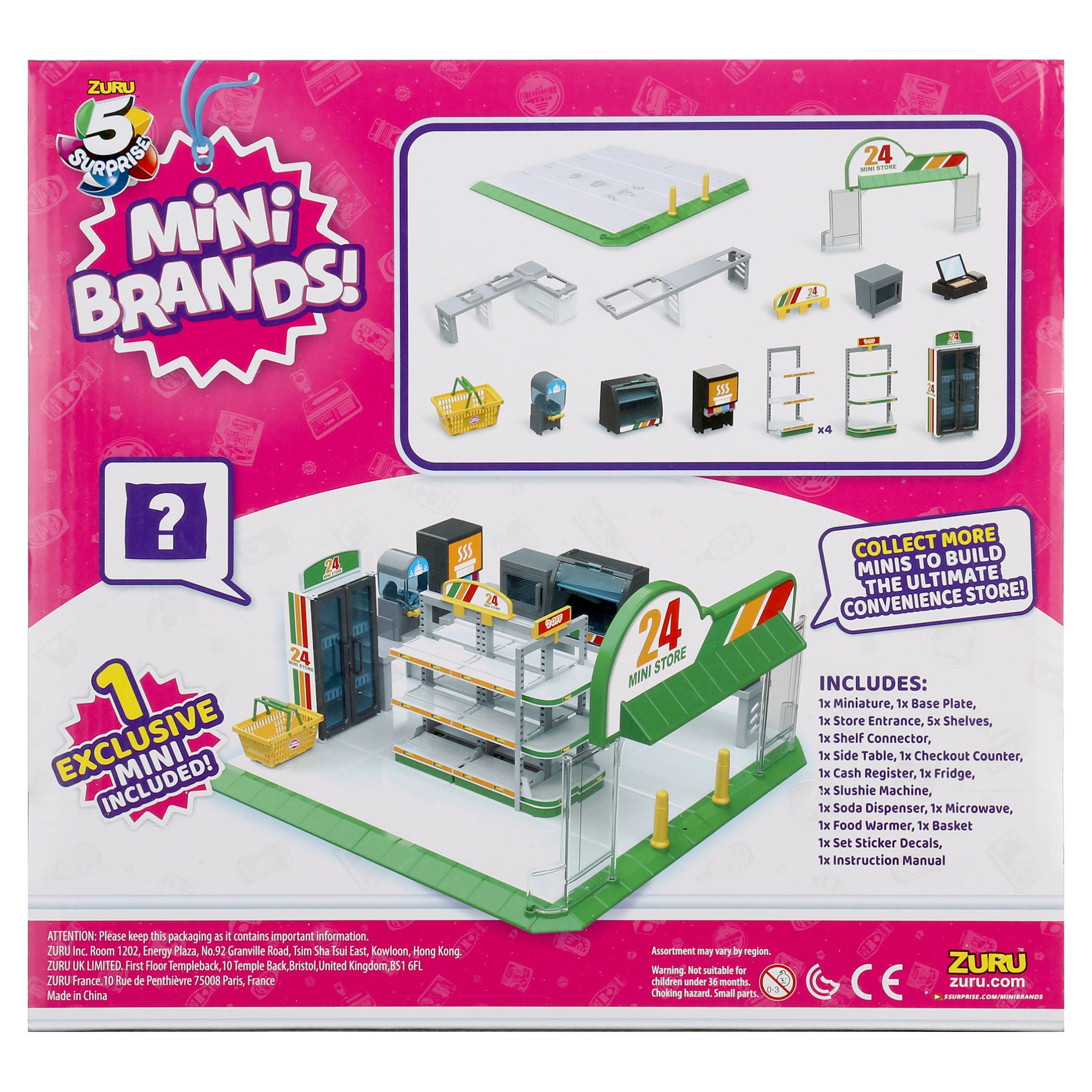 Zuru 5 Surprise Mini Brands Series 1 Toy Shop Playset, 1 ct - City