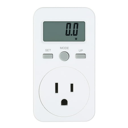 Plug Plug-in Digital LCD Energy Monitor Power Meter Electricity Electric Usage Monitoring Socket