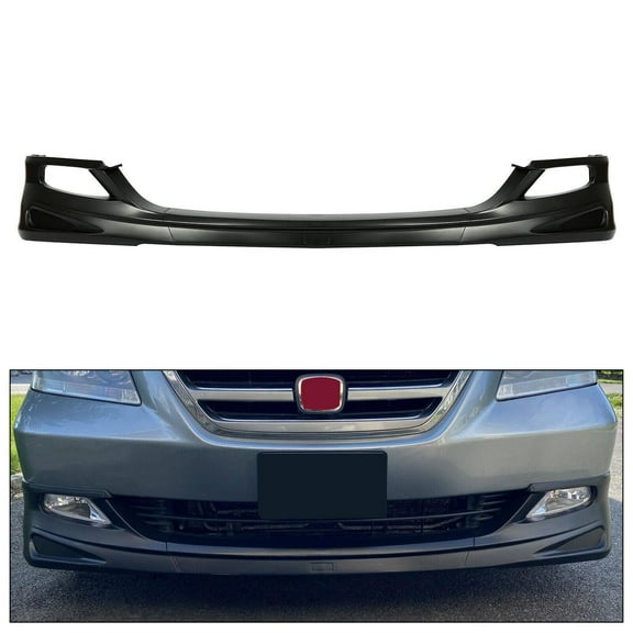 For Honda Odyssey 2005-2007 MUG Style Front Bumper Lip Spoiler Unpainted Black