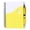 Yellow, variant on Lined Spiral Notebook,Pocket Journal Notepad,Notebook Pen Set,Bulk Portable Small Size with Lined Inner Page and Matching Pen Design,Lightweight Pocket Notebook Set for Daily Business Office,Yellow