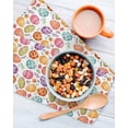 thumbnail image 3 of Easter Eggs Kitchen Dish Towels for Drying Dishes Set of 2, Colorful Eggs Spring Flowers Leaves Garden Plants Waffle Weave Microfiber Hand Tea Bathroom Towels Quick Dry & Absorbent Towel 12x12, 3 of 7