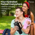 thumbnail image 3 of Tumbler with Handle, Insulated Tumbler with Lid and Straw, Stainless Steel Travel Coffee Mug, Hot and Cold Tumbler, Perfect for Camping, Travelling & Gifting, 3 of 9