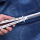 thumbnail image 4 of Entrenamiento Cuchillo Plegable Práctica Peine Todo Acero Peine Cuchillo Entrenador Portátil Para Principiantes Monstrate CE003154-01, 4 of 5