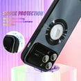 thumbnail image 2 of for iPhone 14 Pro Max Case 【Support for Magsafe】 Logo View Magnetic Plating Luxury Elegant Case New Camera Lens Protection Shockproof Corner Back Cover -Black, 2 of 12
