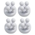thumbnail image 4 of Clips para cables Baoblaze 4 piezas soporte para cables almacenamiento montado en la pared organizador de pared, 4 of 8
