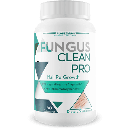 Fungus Clean Pro Nail Re Growth Formula - Supports Growth of Strong Healthy Toenails and Fingernails - 30 Servings