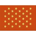 thumbnail image 1 of Ahgly Company Indoor Rectangle Patterned Orange Red Orange Area Rugs, 5' x 8', 1 of 6