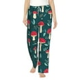 thumbnail image 2 of Kdxio Women's Comfy Stretch Amanita MushroomPrint Drawstring Pajama Pants-X-Large, 2 of 9
