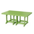 thumbnail image 5 of Wildridge Heritage 7-Piece 44"X72" Dining Set, Lime Green - Outdoor Weather Resistant Recycled Plastic Furniture for Patio, 5 of 8