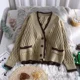 thumbnail image 4 of Nuevo cárdigan de punto de primavera y otoño para mujer, chaqueta holgada de estilo informal, top de estilo fresco para estudiantes, versión coreana, 4 of 5