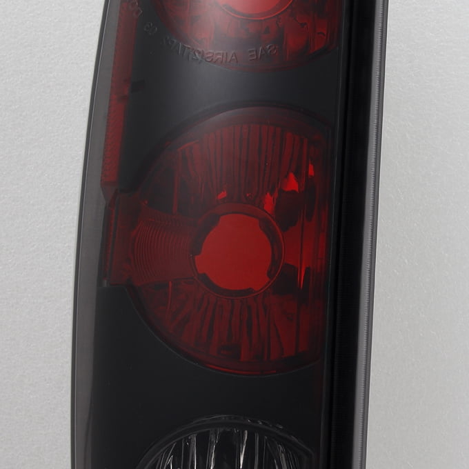 AKKON - For 2004-2012 Colorado Canyon Black Smoked Tail Lights Lamps Assembly Left + Right Replacement