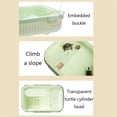 thumbnail image 3 of Turtle tank sun drying platform climbing slope dry wet separation transparent, 3 of 6