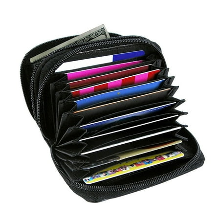 RFID Travel Wallet With Zipper For Credit Card & Money