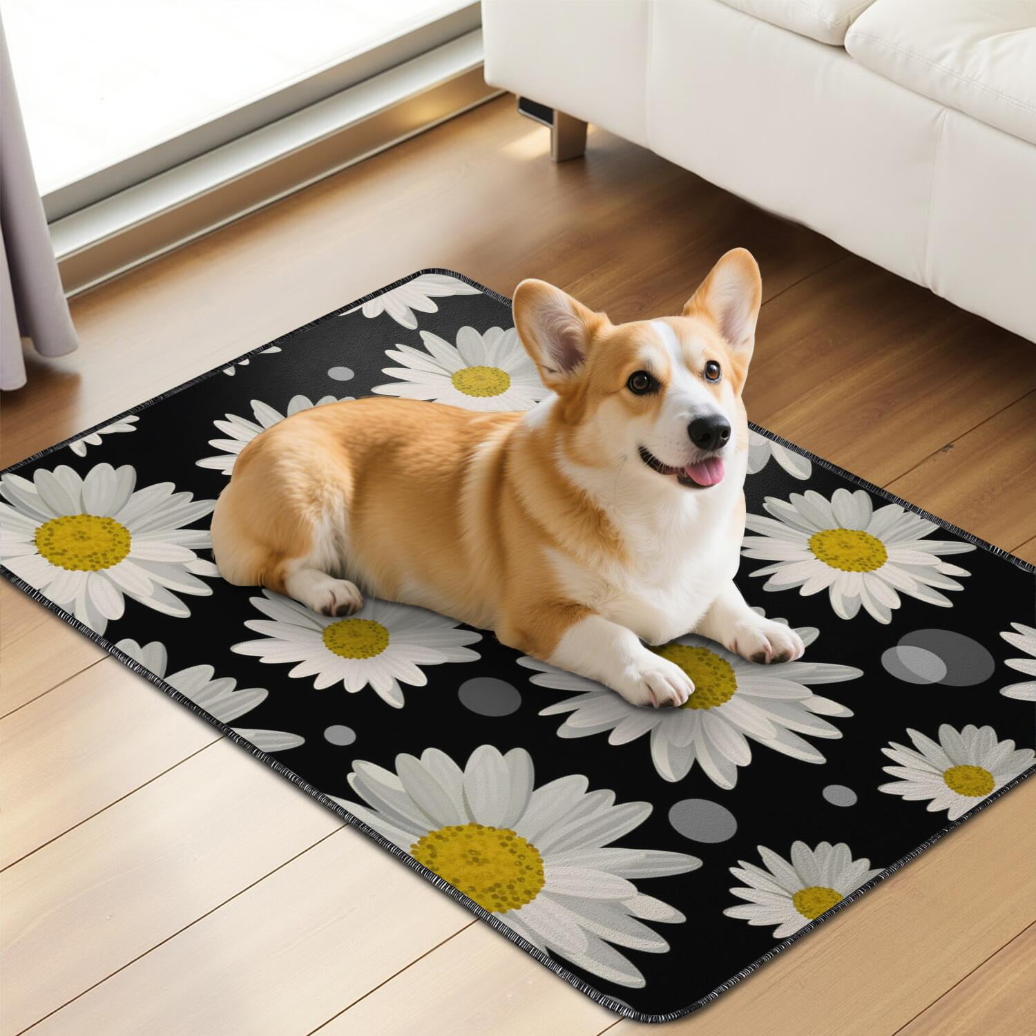 Washable Dog Relief Pads 24x35 Inch 2-Pack, Super Absorbent Reusable Pet Training Mats with Leak-Proof Lining for Protection of Furniture & Floors