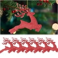 thumbnail image 2 of HCTSHG 6 PCS Jumping Deer Pendant, 2.36 Inch Cute Plastic Christmas Elk Ornaments for Xmas Tree Decor, Festive Home and Party Christmas Decoration, 2 of 9