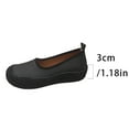 thumbnail image 4 of Black Womens Comfortable Slip On Flats With Round Toe And Breathable Material For Everyday Use, 4 of 9
