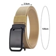 thumbnail image 6 of Men Belt Automatic Buckle Adjustable Length Comfortable Canvas Waistband Outdoor Training Belt Outfit Accessories, 6 of 8
