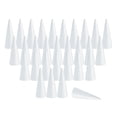 thumbnail image 1 of braveheart Foam Cones Crafts Small DIY Arts Triangle Suitable For All Ages Indulging In Creativity Together Thanksgiving Colored White 150MM, 1 of 6