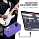 thumbnail image 3 of Pedal de efecto Mini Looper Pedal de efectos Loopers de guitarra Pedal de bucle de bajo Overdubs ilimitados Tiempo de bucle de 5 minutos con interfaz USB Púrpura Tomshoo Pedal de efecto, 3 of 6