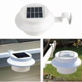 thumbnail image 5 of Lampe Utilitaire de Nuit pour Clôture de Gouttière Jardin Garage 3LED Rond Noir, 5 of 5