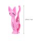 thumbnail image 2 of 4 pinzas de plástico creativas con forma de gato de dibujos animados para colgar la ropa, toallas de playa y otros artículos domésticos (rosa), 2 of 7