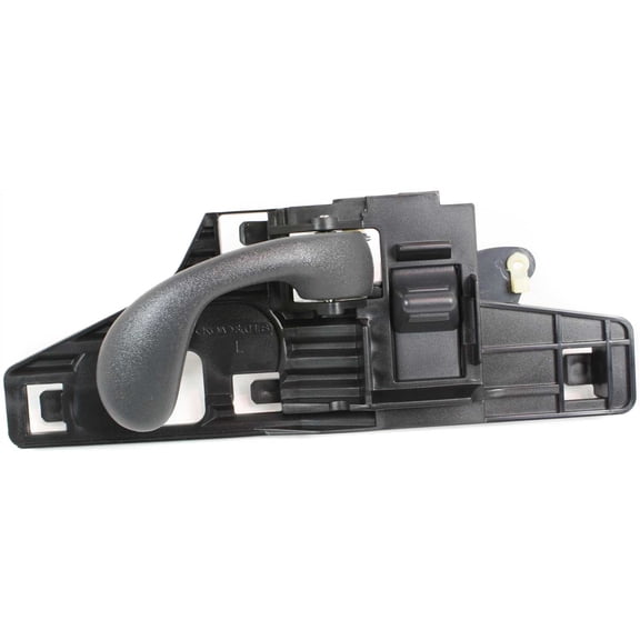 Interior Door Handle Compatible with 1999-2004 Chevrolet S10 GMC Sonoma Front, Left Driver Black