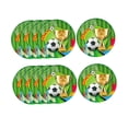 thumbnail image 4 of jifeng Disposable Tableware Football Party Tableware for Football Party Home Garden 10 Disposable plates, 4 of 9