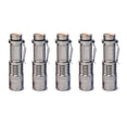 thumbnail image 1 of 5 Pcs Mini Lampe de Poche Rechargeable à Zoom Télescopique, 1 of 5