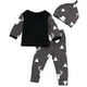 thumbnail image 1 of 3 Piezas Phenovo Toddler Baby Boys Girl Ropa De Conjunto Trajes Camiseta / Pantalones / Sombrero 70cm Baoblaze Trajes para niños, 1 of 8