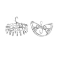 thumbnail image 2 of Percha Plegable Giratoria Para Secar Ropa Con 24 Pinzas gris, 2 of 5