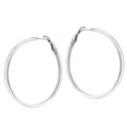 thumbnail image 5 of AeraVida Classic Stylish and Trendy Thick Large 46mm Hoop Sterling Silver for Female Adult, 5 of 6